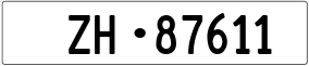 Truck License Plate